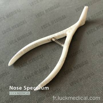 Spéculum nasal en plastique à usage unique